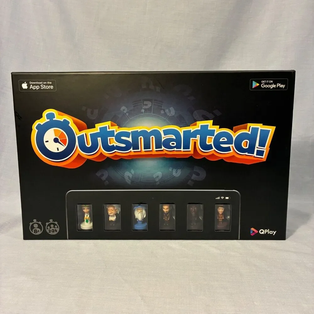 Outsmarted! The Live Family Quiz Show Board Game | Ages 8+ Qplay
